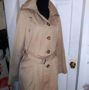 MICHAEL Michael Kors hooded trench coat